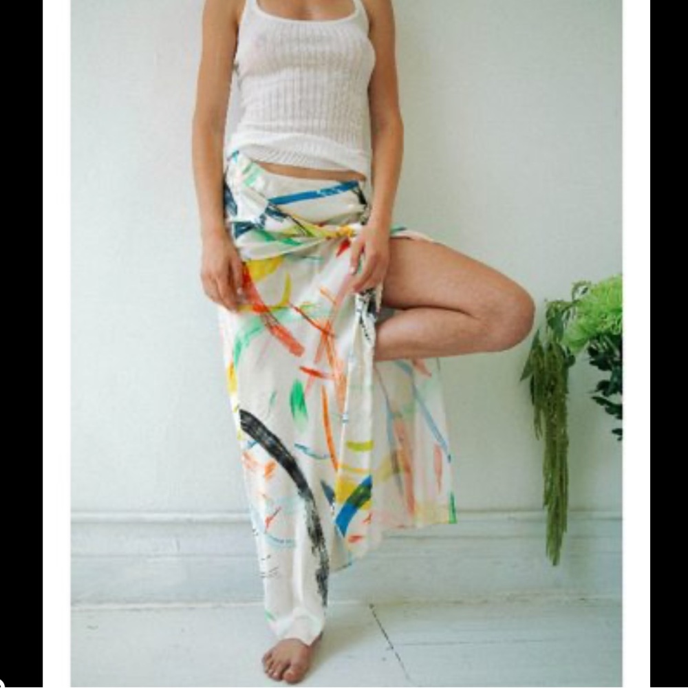 The Line By K Celia wrap skirt